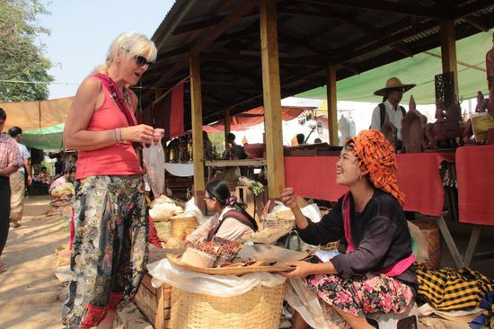 Hmmm, Erdnüsse mit Karamel überzogen, köstlich...