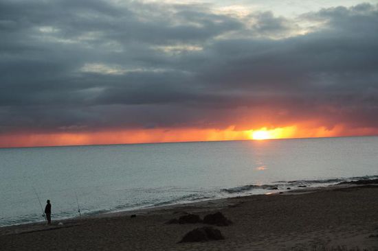 grandiose Sonnenuntergänge....