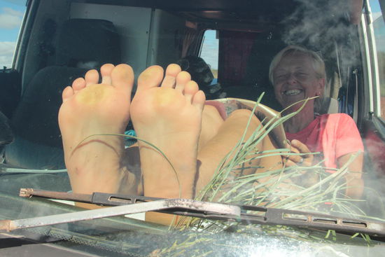 bäh, Schmutzfüße.....