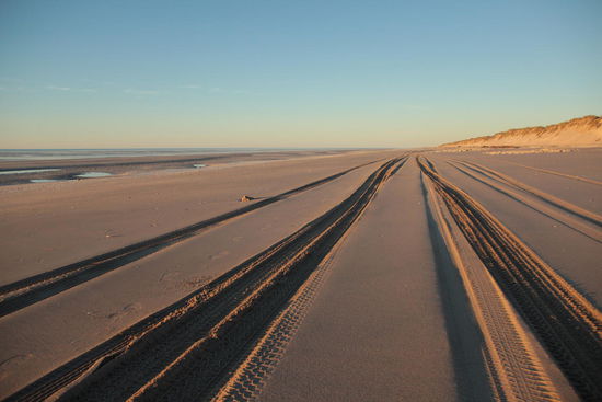 "Eighty Mile Beach", macht seinem Namen alle Ehre