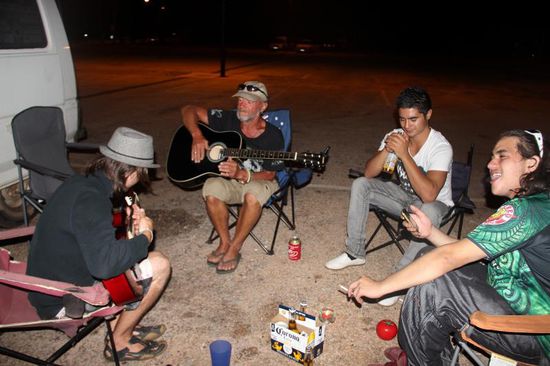 am Cable- Beach ist immer etwas los.....