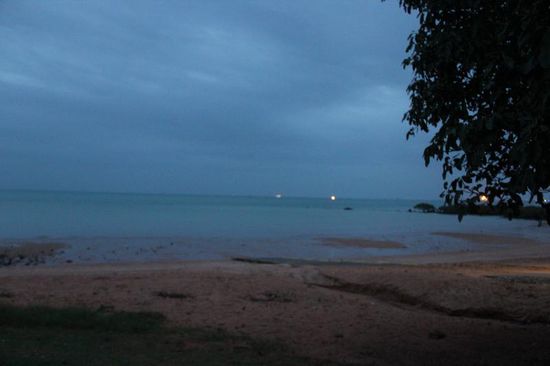 Townbeach in Broome,leider im Regen...