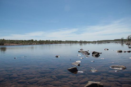 große Pause am "King-River"