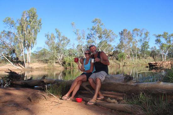 Kaffeepause am "Durack-River"