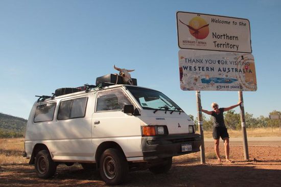 Ankunft im Nothern Territory, endlich.....