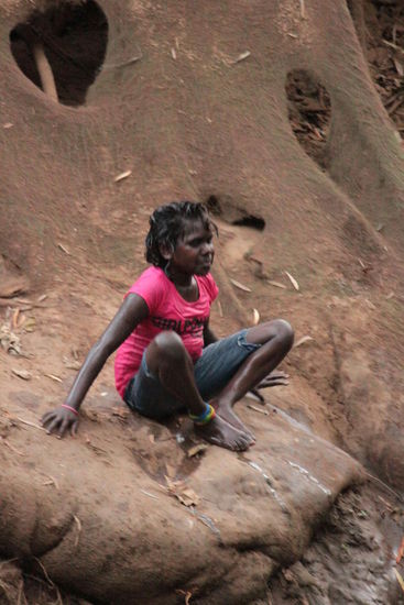 an der heissen Quelle in Katherine