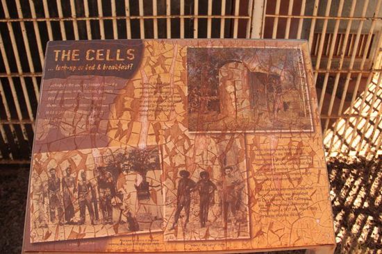 Gefängnis aus alter Zeit in Daily Water...