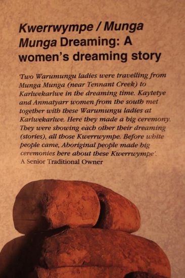 "Die Eier der Regenbogenschlange" oder die "Teufelssteine", alles Ansichtssache...aber trotzdem ein Naturwunder....