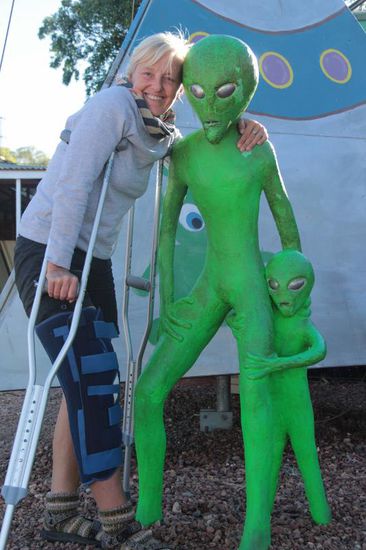 ...komme mir auch gerade vor, wie von einem anderen Stern....