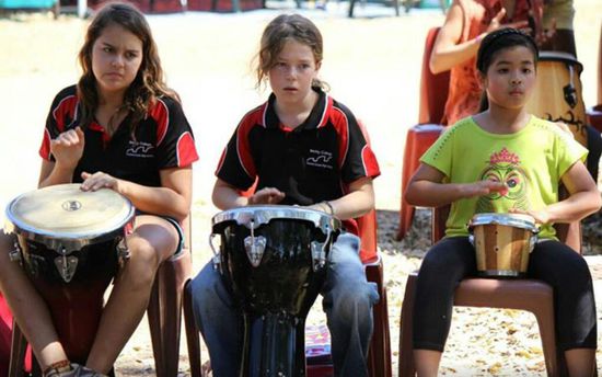 ...es waren auch ein paar Mädchen dabei, doch ob sie Spaß hatten?