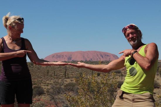 Wir präsentieren: Das Weltnaturerbe der Unesco, Australiens Wahrzeichen....Der ULURU (früher Ayers Rock)