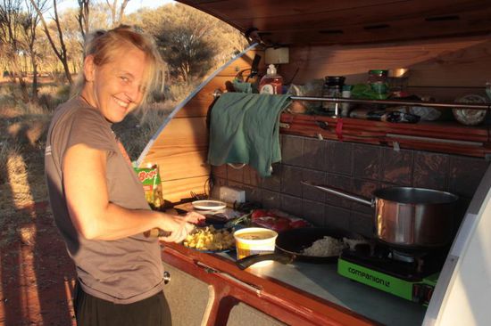 ich koche gern in der Miniküche...