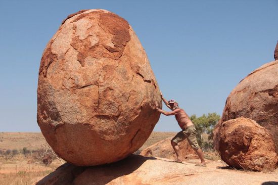 ...pass auf....gleich kippt er!