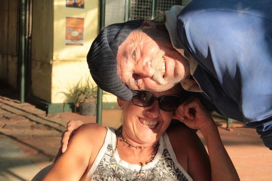 und es so lustig wurde, sodaß wir über Nacht blieben