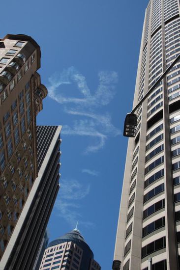 Kunst in den Wolken... air art