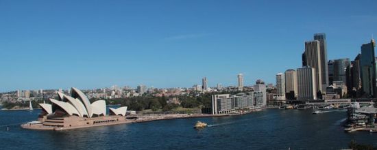 die typische Skyline von Sydney....