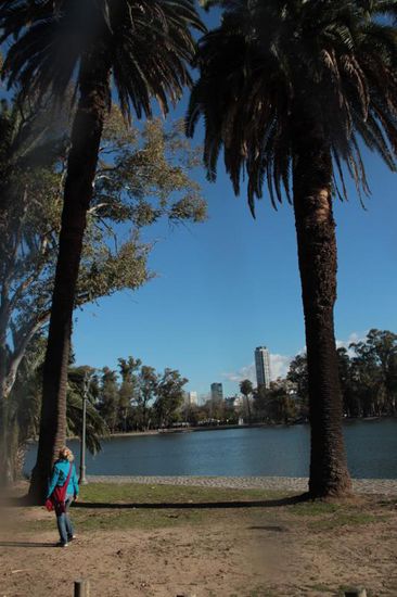 erster Spaziergang durch einen der vielen Park's in Buenos Aires...