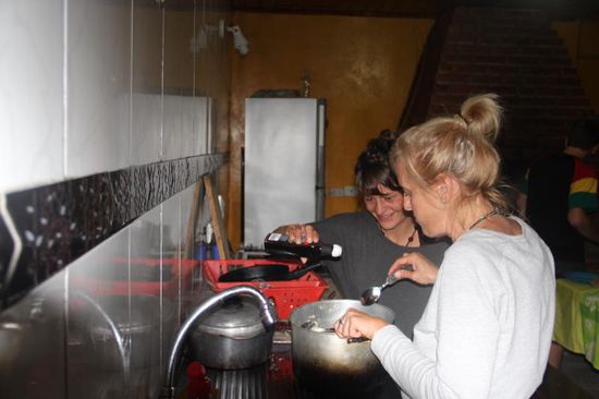 heute haben wir uns aber ein gutes Essen verdient...