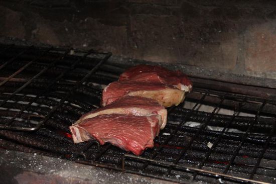 ...und machen leckere Steaks...