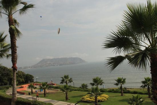 erster Eindruck von Lima: sehr gepflegt....