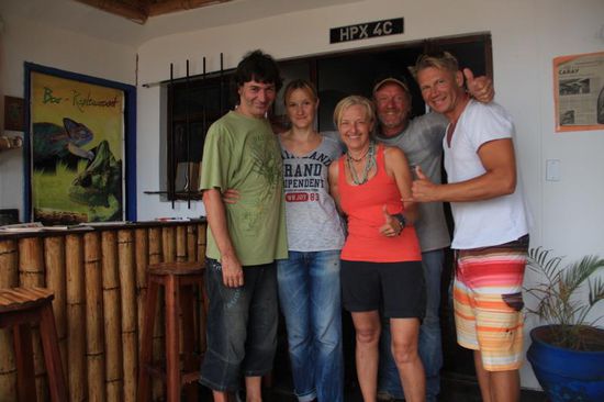 gute Stimmung im Hostal