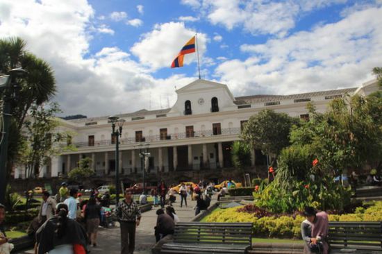 der Präsidentenpalast...