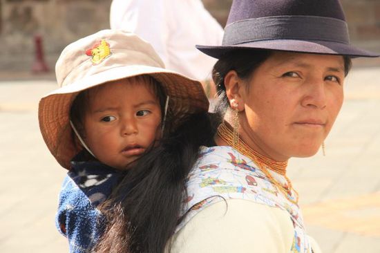 hier in Quito ein nun seltener Anblick...