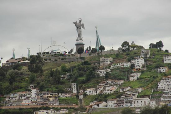 noch ein letzter Blick auf Quito, bevor wir es verlassen...