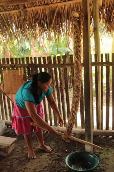 hier wird die Masse ausgedrückt oder ausgedreht???