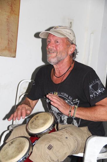 Walter im Trommelfieber...