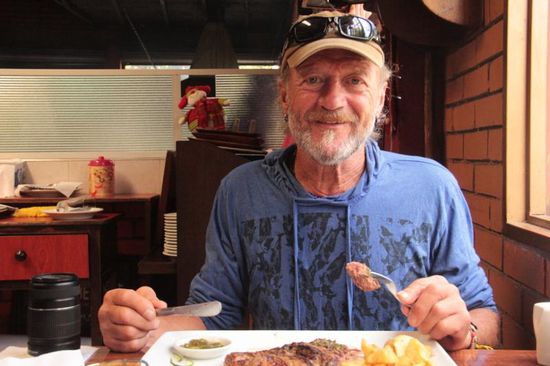 ein lecker Steak passt immer rein...