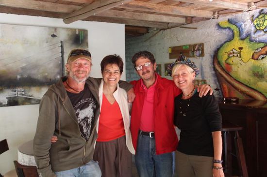 und wieder ein Abschied, diesmal von Claudia und Fernando aus Bogota