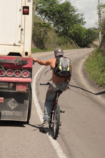 auch eine Möglichkeit die Pässe zu erklimmen