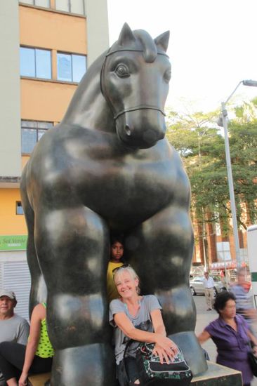 ganz schön große Tiere gibt es hier...