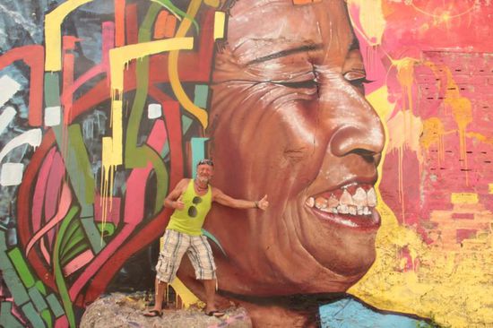 ....hui..an der Backe.... kitzelt, hihi...