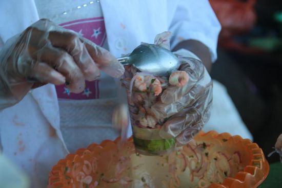 "Ceviche" ist ein leckerer Krabbensalat, doch eigentlich stammt er aus Peru