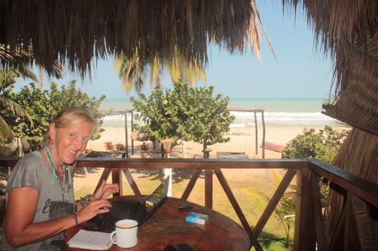 und genießen erst einmal einen Kaffee...