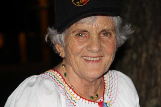 unsere Gasrgeberin mit ihrem charmanten Lächeln....