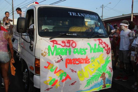 unser Getränketransport und später auch Bus für müde Partyleute...