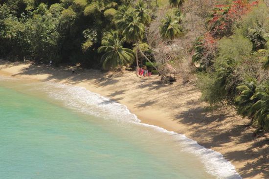 Englishman Bay (diesmal von oben)