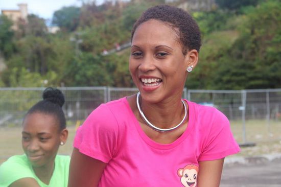 das ist unser "Patenkind" Kaywana mit ihrer Freundin Sharleen