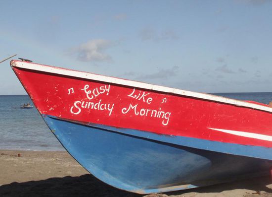 große Worte vom Reggeagott "Bob Marley" hier auf Grenada werden sie gelebt...
Danke das wir dieses Paradies kennen lernen durften!