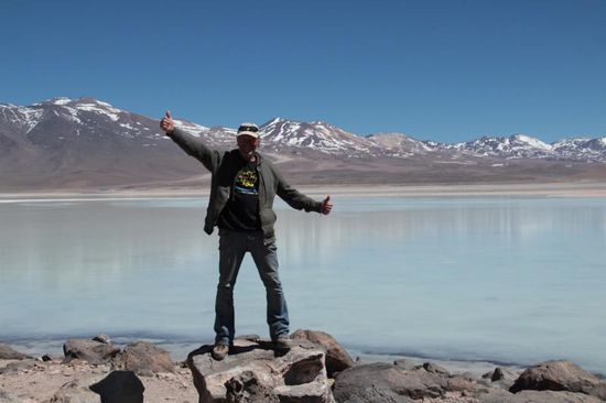 Laguna "Blanco" und ein begeisterter Mausbiber