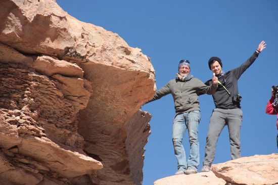 zu zweit macht klettern viel mehr Spaß...