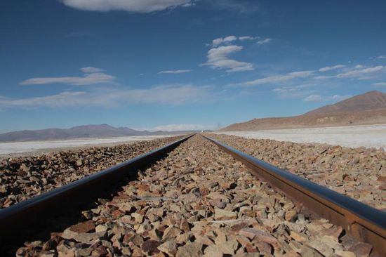 ...ob da noch Züge fahren, wir haben keinen gesehen....