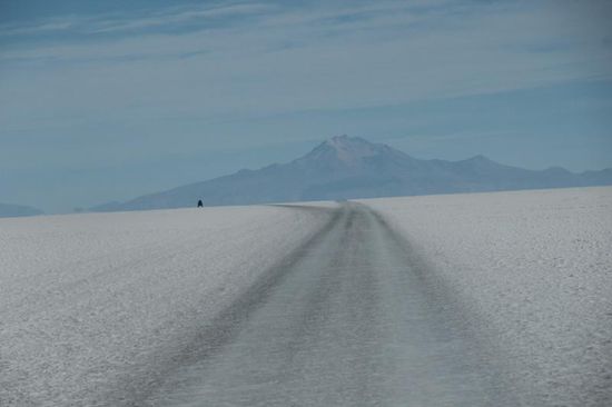es ist weder drüb noch bewölkt und wir fahren nicht auf Eis oder Schnee, sondern auf Salz....