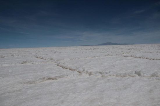 sieht aus wie Eis, ist aber Salz...