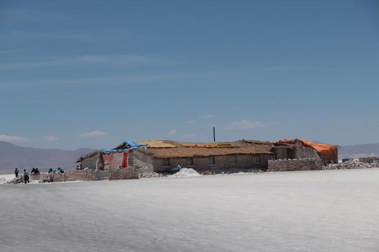 das Museum über die Salzwüste...