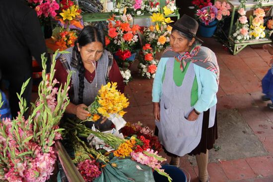Blumenmarkt kurz vor "Allerheiligen"