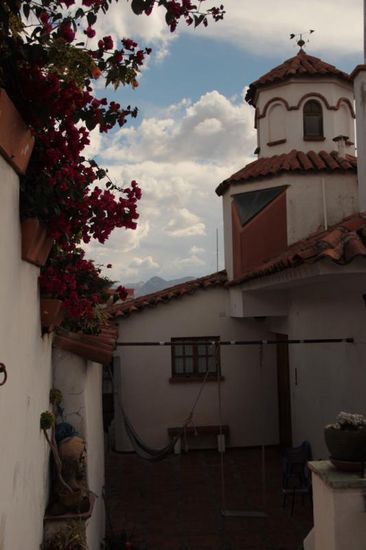 nur einer der Innenhöfe vom "Cafe Berlin"